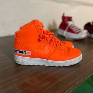 Rare Orange AIR FORCE 1 HIGH JDI COLLECTION - Men’s 12